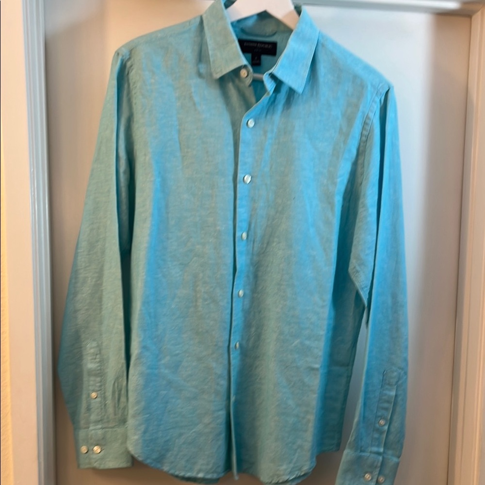 Banana Republic Blue Casual Button Down Shirt